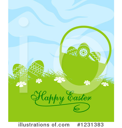 Easter Eggs Clipart #1231383 by Vector Tradition SM
