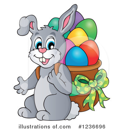 Easter Bunny Clipart #1236696 by visekart