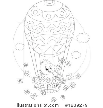 Hot Air Balloon Clipart #1239279 by Alex Bannykh