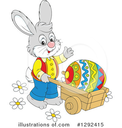 Easter Bunny Clipart #1292415 by Alex Bannykh