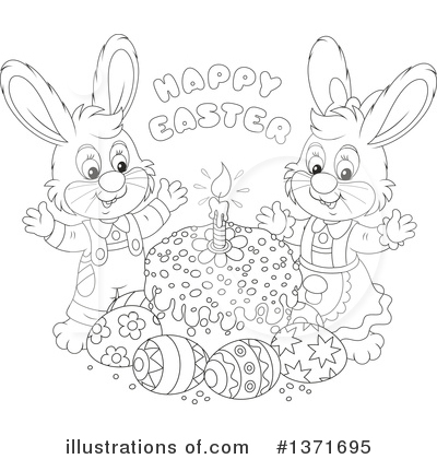 Royalty-Free (RF) Easter Clipart Illustration by Alex Bannykh - Stock Sample #1371695