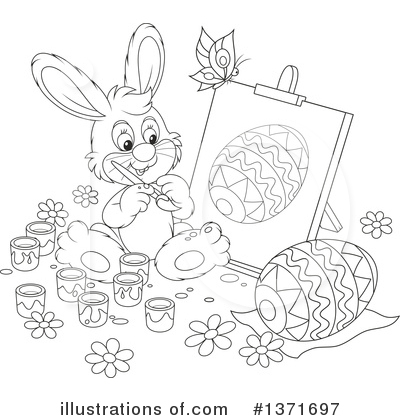 Royalty-Free (RF) Easter Clipart Illustration by Alex Bannykh - Stock Sample #1371697