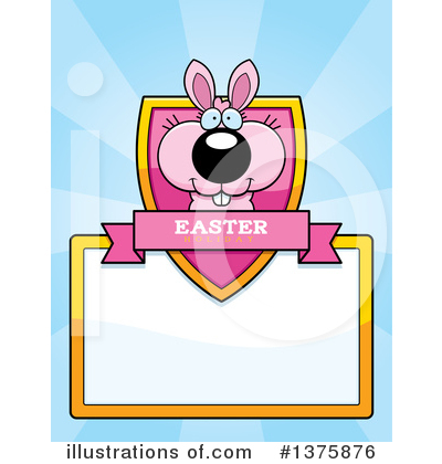 Easter Bunny Clipart #1375876 by Cory Thoman