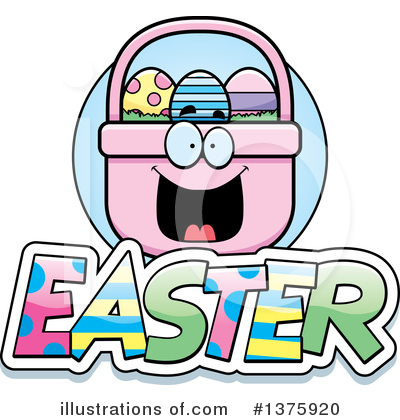 Easter Basket Clipart #1375920 by Cory Thoman