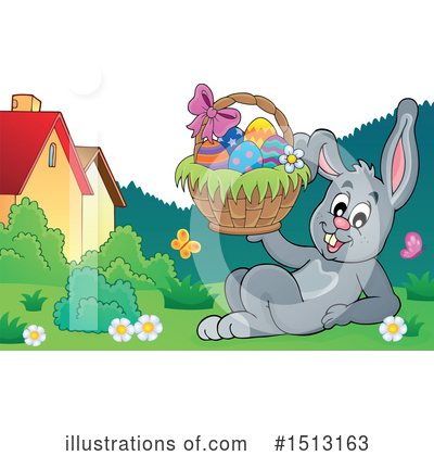 Easter Basket Clipart #1513163 by visekart