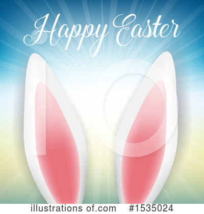 Easter Bunny Clipart #1535024 by KJ Pargeter