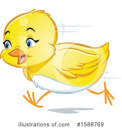Easter Chick Clipart #1588769 by Lawrence Christmas Illustration