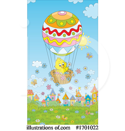 Easter Chick Clipart #1701022 by Alex Bannykh