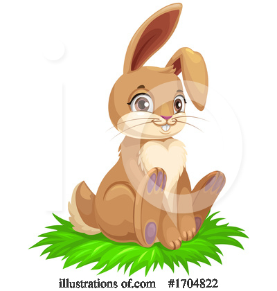 Easter Bunny Clipart #1704822 by Vector Tradition SM