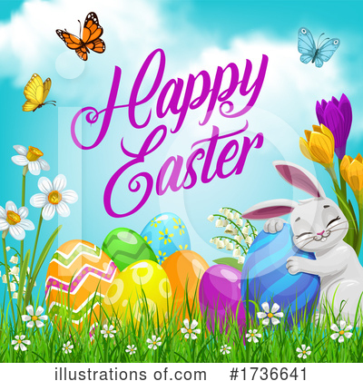 Easter Bunny Clipart #1736641 by Vector Tradition SM