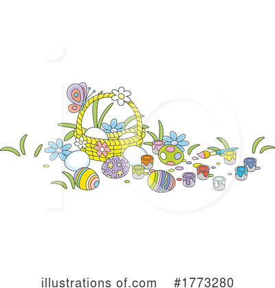 Easter Egg Clipart #1773280 by Alex Bannykh