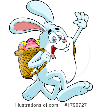 Easter Bunny Clipart #1790727 by Hit Toon