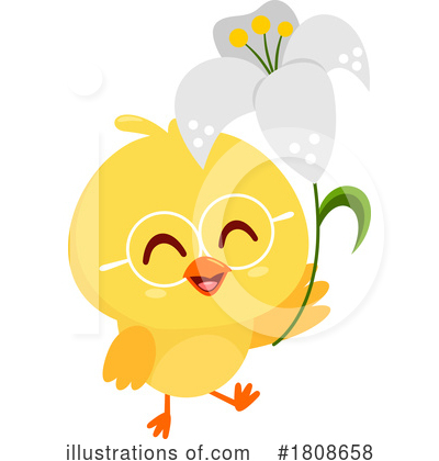 Easter Chick Clipart #1808658 by Hit Toon