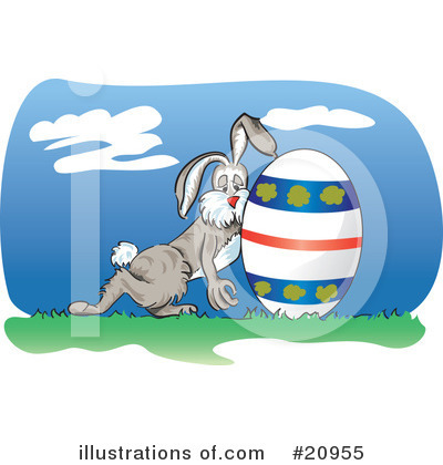Easter Bunny Clipart #20955 by Paulo Resende