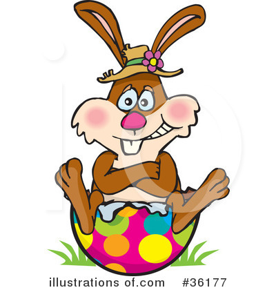 Royalty-Free (RF) Easter Clipart Illustration by Dennis Holmes Designs - Stock Sample #36177