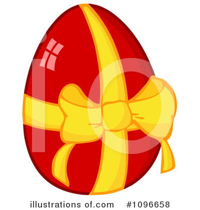 Royalty-Free (RF) Easter Egg Clipart Illustration by Hit Toon - Stock Sample #1096658