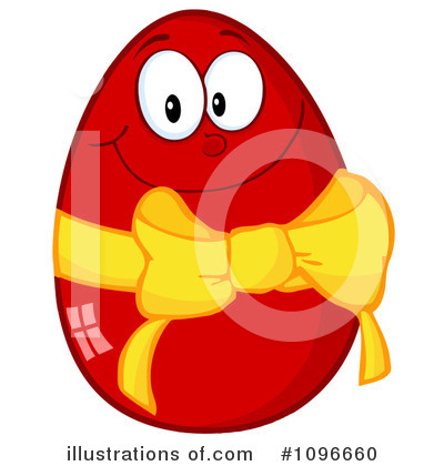 Royalty-Free (RF) Easter Egg Clipart Illustration by Hit Toon - Stock Sample #1096660