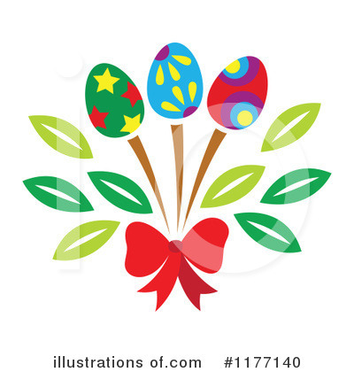 Easter Eggs Clipart #1177140 by Cherie Reve