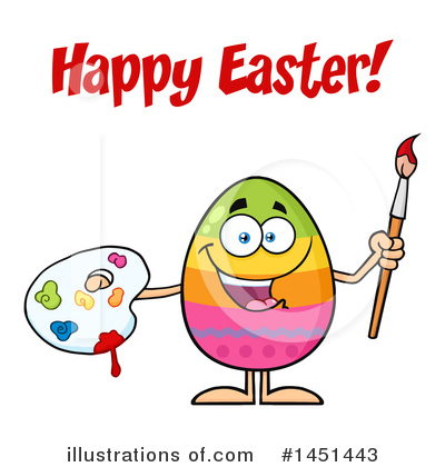 Royalty-Free (RF) Easter Egg Clipart Illustration by Hit Toon - Stock Sample #1451443