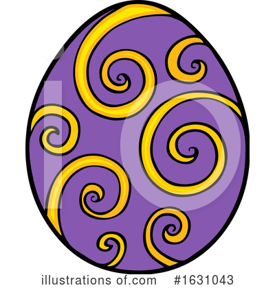 Royalty-Free (RF) Easter Egg Clipart Illustration by visekart - Stock Sample #1631043