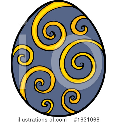 Royalty-Free (RF) Easter Egg Clipart Illustration by visekart - Stock Sample #1631068