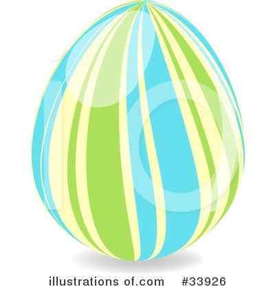 Royalty-Free (RF) Easter Egg Clipart Illustration by elaineitalia - Stock Sample #33926