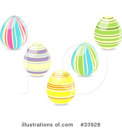 Royalty-Free (RF) Easter Egg Clipart Illustration by elaineitalia - Stock Sample #33928