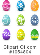 Easter Eggs Clipart #1054804 by KJ Pargeter
