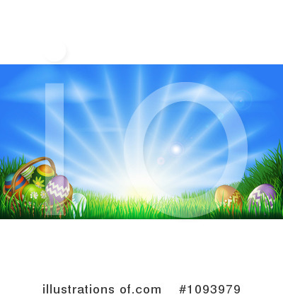 Easter Basket Clipart #1093979 by AtStockIllustration