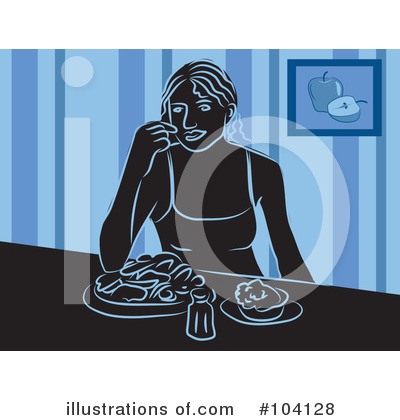 Royalty-Free (RF) Eating Clipart Illustration by Prawny - Stock Sample #104128