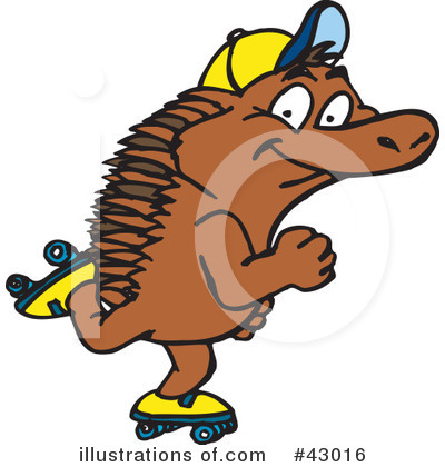 Anteater Clipart #43016 by Dennis Holmes Designs