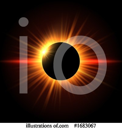 Royalty-Free (RF) Eclipse Clipart Illustration by KJ Pargeter - Stock Sample #1683067