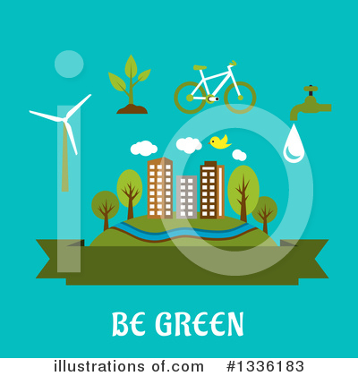 Go Green Clipart #1336183 by Vector Tradition SM