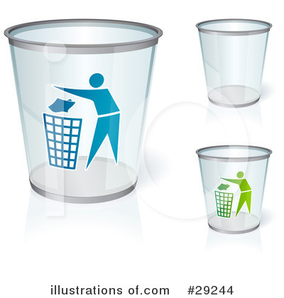 Garbage Can Clipart #29244 by beboy