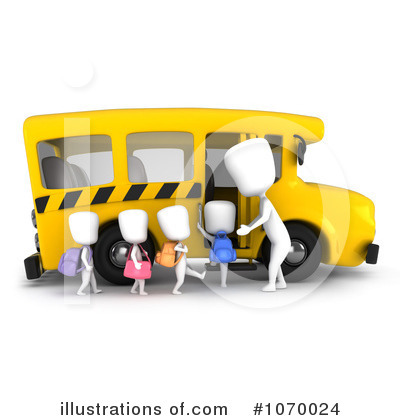 School Bus Clipart #1070024 by BNP Design Studio