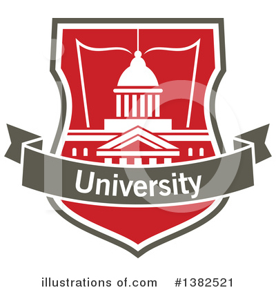 College Clipart #1382521 by Vector Tradition SM