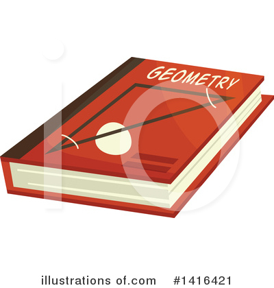 Geometry Book Clipart #1416421 by Vector Tradition SM