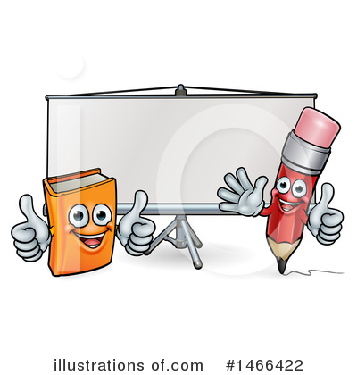 Book Mascot Clipart #1466422 by AtStockIllustration