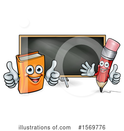 Book Mascot Clipart #1569776 by AtStockIllustration
