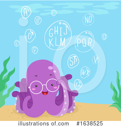 Octopus Clipart #1638525 by BNP Design Studio