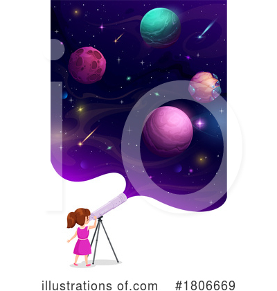 Telescope Clipart #1806669 by Vector Tradition SM