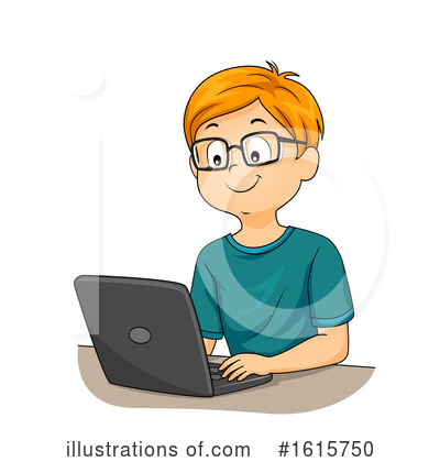 Typing Clipart #1615750 by BNP Design Studio