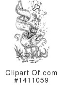 Eel Clipart #1411059 by lineartestpilot