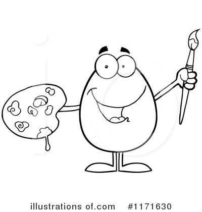 Royalty-Free (RF) Egg Clipart Illustration by Hit Toon - Stock Sample #1171630
