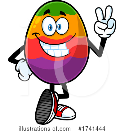 Royalty-Free (RF) Egg Clipart Illustration by Hit Toon - Stock Sample #1741444