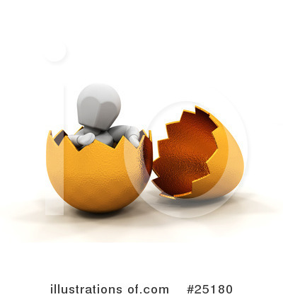Royalty-Free (RF) Egg Clipart Illustration by KJ Pargeter - Stock Sample #25180
