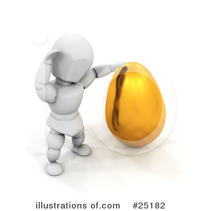 Gold Egg Clipart #25182 by KJ Pargeter