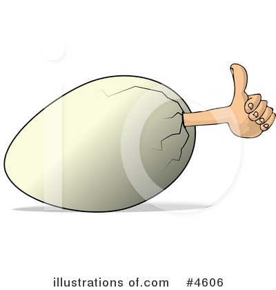 Royalty-Free (RF) Egg Clipart Illustration by djart - Stock Sample #4606