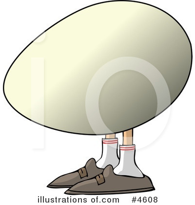 Royalty-Free (RF) Egg Clipart Illustration by djart - Stock Sample #4608