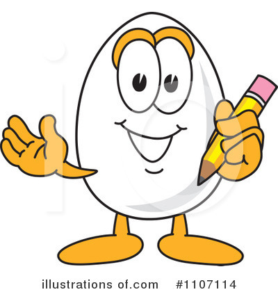 Egg Mascot Clipart #1107114 by Toons4Biz